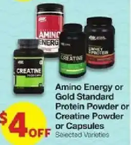 United Supermarkets Optimum Nutrition Amino Energy offer