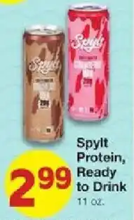 United Supermarkets Spylt Protein, Ready to Drink offer