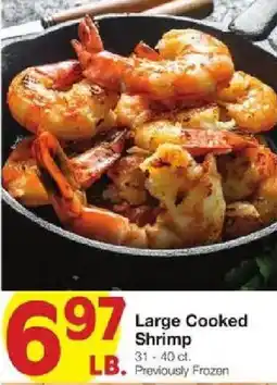United Supermarkets Large Cooked Shrimp offer