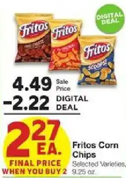 United Supermarkets Fritos Corn Chips offer