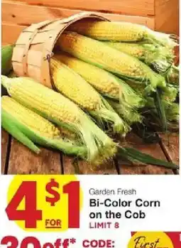 United Supermarkets Garden Fresh Bi-Color Corn on the Cob offer
