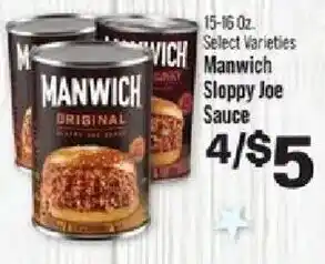 Manwich sloppy joe sauce