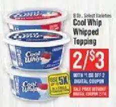 IGA Cool Whip Whipped Topping offer