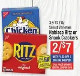 IGA Nabisco Ritz or Snack Crackers offer