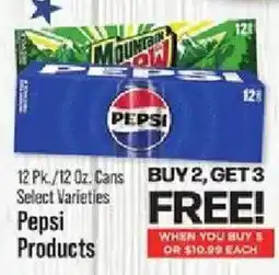 IGA Pepsi Products offer