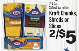 IGA Kraft Chunks, Shreds or Slices offer