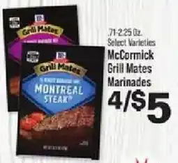 IGA McCormick Grill Mates Marinades offer