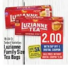 IGA Luzianne Family Size Tea Bags offer