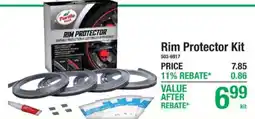Menards Turtle Wax Rim Protector Kit offer
