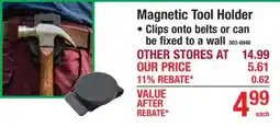 Menards Magnetic Tool Holder offer