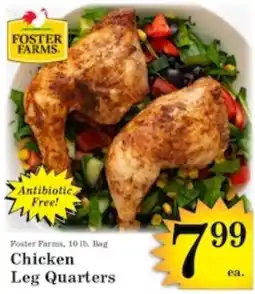 Harvest Foods Foster Farms Chicken Leg Quarters offer
