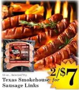 Harvest Foods Texas Smokehouse Sausage Links offer