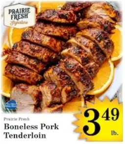 Harvest Foods Prairie Fresh Boneless Pork Tenderloin offer