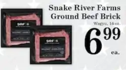 Harvest Foods Snake River Farms Ground Beef Brick offer