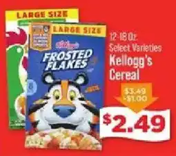 IGA Kellogg's Frosted Flakes Cereal offer