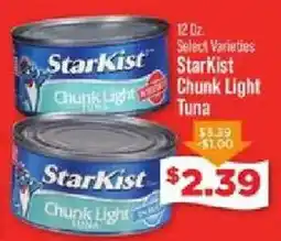 IGA Starkist chunk light tuna offer