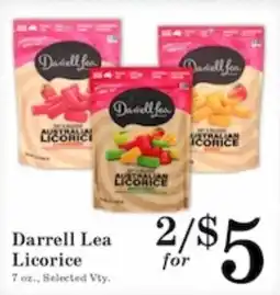 Harvest Foods Darrell Lea Licorice offer