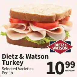Food City Dietz & Watson Turkey offer