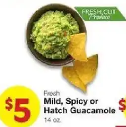 United Supermarkets Fresh Cut Produce Fresh Mild, Spicy or Hatch Guacamole offer