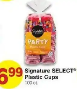 United Supermarkets Signature Select Plastic Cups offer