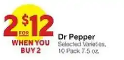 United Supermarkets Dr Pepper offer