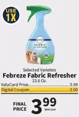 Food City Febreze Fabric Refresher offer