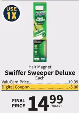 Food City Swiffer Hair Magnet Sweeper Deluxe offer