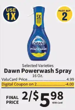 Food City Dawn Powerwash Spray offer