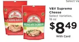 Ralphs V&V Supremo Cheese offer
