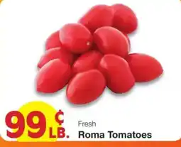 United Supermarkets Fresh Roma Tomatoes offer