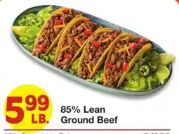 United Supermarkets 85% Lean Ground Beef offer