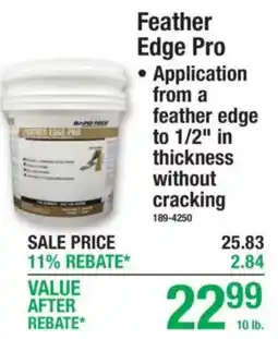 Menards Rapido Feather Edge Pro offer