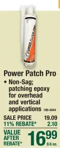 Menards Power Patch Pro offer
