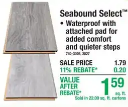 Menards Seabound Select offer