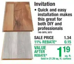 Menards Invitation offer