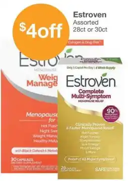 Kinney Drugs Estroven assorted offer