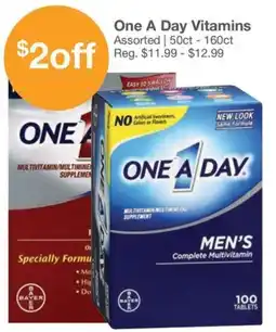 Kinney Drugs One A Day Vitamins offer