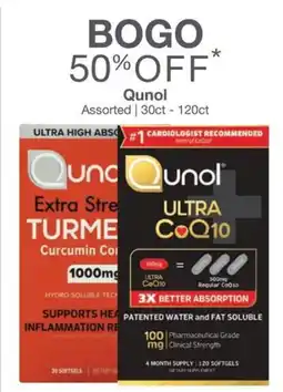 Kinney Drugs Qunol assorted offer