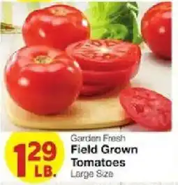 United Supermarkets Garden Fresh Field Grown Tomatoes offer