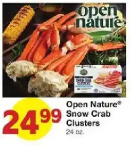 United Supermarkets Open Nature Snow Crab Clusters offer