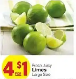 United Supermarkets Fresh Juicy Limes offer