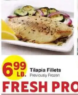 United Supermarkets Tilapia Fillets offer