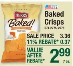 Menards Herr's Baked! Crisps offer