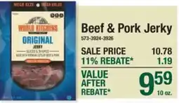Menards World Kitchens Original Jerky offer