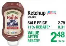 Menards Hunts ketchup offer
