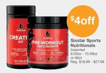 Sixstar Sports Nutritionals Assorted
