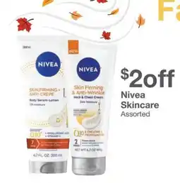 Kinney Drugs Nivea Skincare Assorted offer
