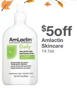 Kinney Drugs Amlactin Skincare offer