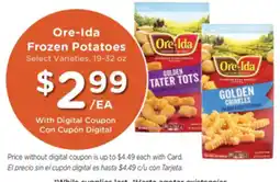 Ralphs Ore-ida frozen potatoes offer