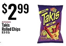 Jons International Takis Rolled Chips offer